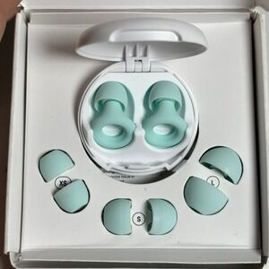 Loop Unisex Earplugs OS Mint Silicone Quiet Noise Reduction Hearing Protection